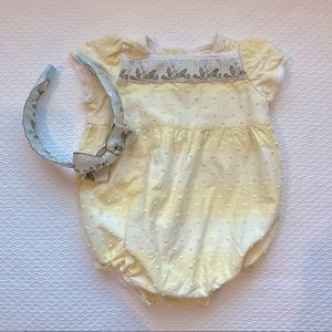 Dondolo Yellow Buttercup Bubble with Matching Headband